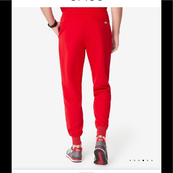 Figs Pants Nwt Figs Mens Red Tansen Jogger Scrub Pants Red Poshmark